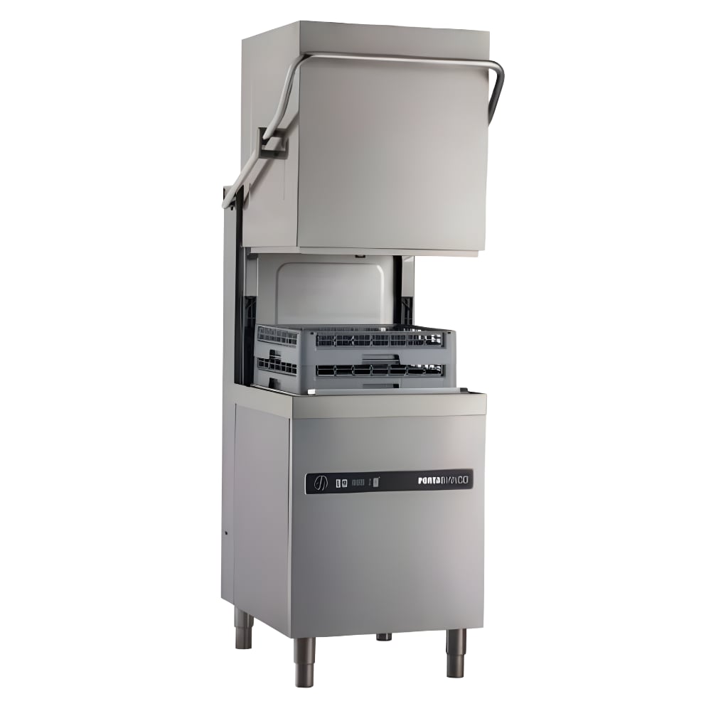 Portabianco PBW 1000 Giyotin Tip Bulaşık Yıkama Makinesi (Hood Type Dishwasher) – 1000 Tabak/Saat, 82°C Durulama, 500×500 Sepet