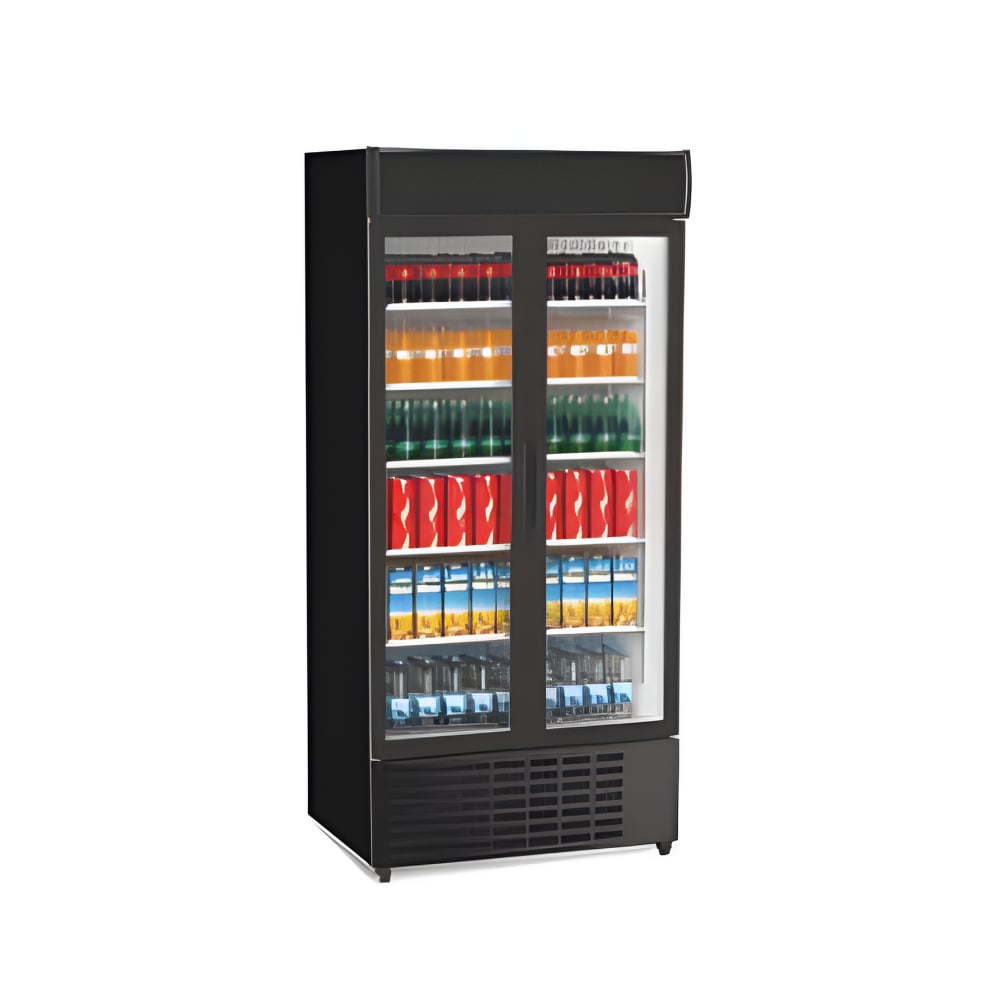 Senox SDS-1010 DC 2 CF Kanopili Şişe Soğutucu (Çarpma Kapı) | Siyah | 903/816 L | 0/+10°C | IP24