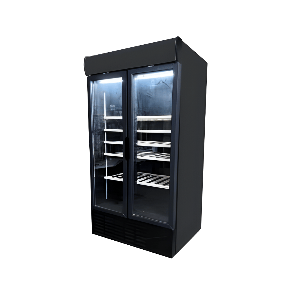 Senox WF-1010 Kanopili Şişe Soğutucu | Çarpma Kapı | Siyah | 903/816 L | IP24 | 0/+10°C