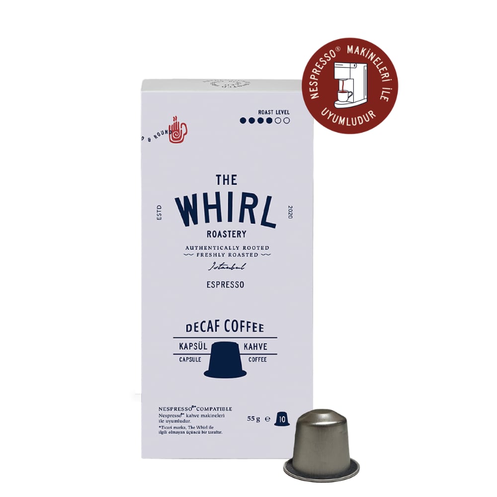 The Whirl Decaf Kapsül Kahve 10'lu