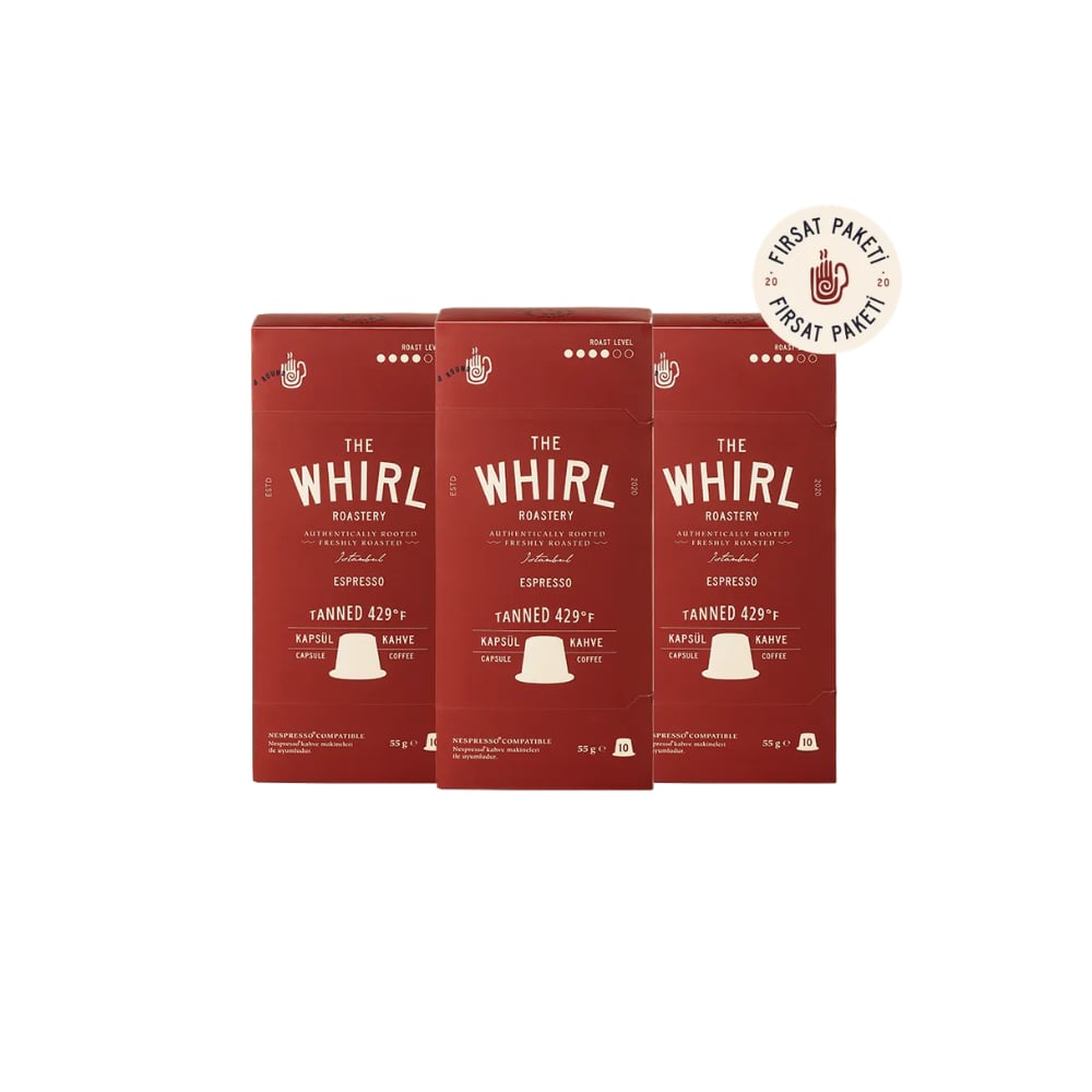 The Whirl Espresso Medium Kapsül Kahve Tadım Paketi 3 x 10