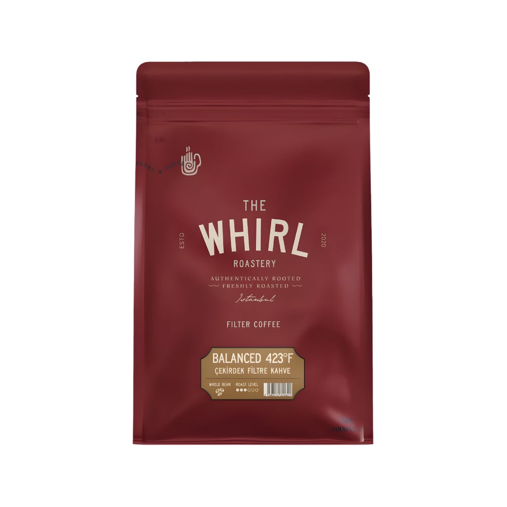 The Whirl Filtre Balanced 423°F Çekirdek Kahve 1 Kg Toptan Kahve