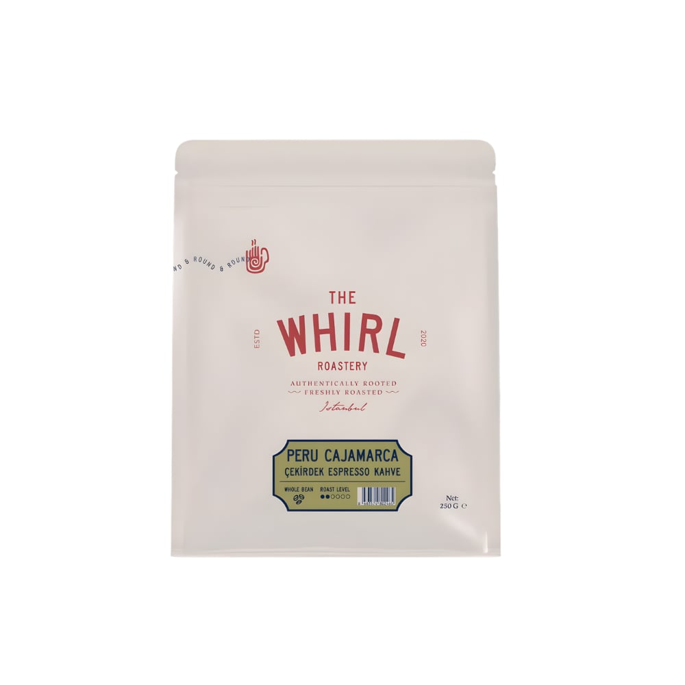 The Whirl Peru Cajamarca Espresso Çekirdek Kahve 250 g