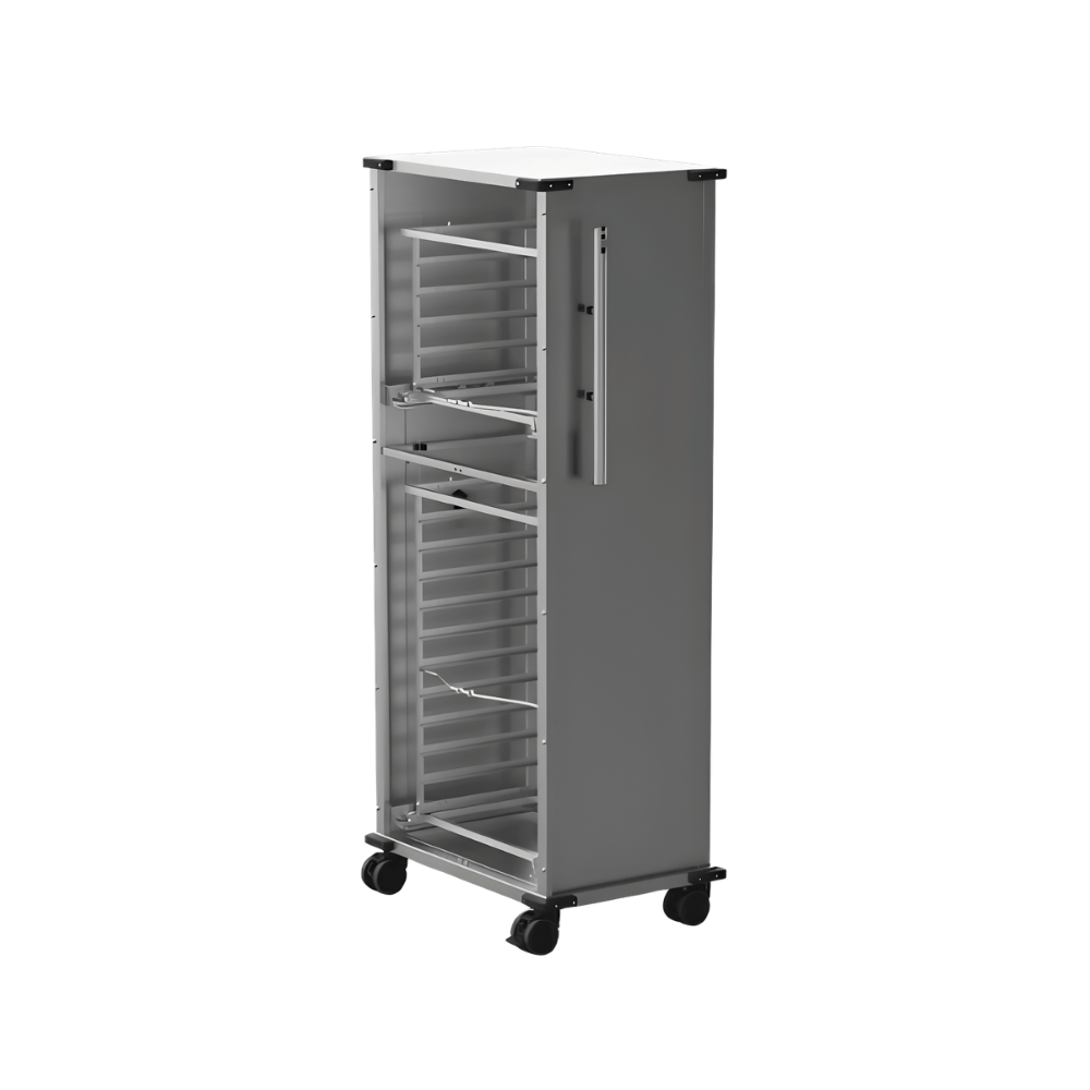 UNOX QUICK.Load XETYC-18EU-SB 6+12 Kapısız 18 Tepsili 600×400 Fırın Arabası