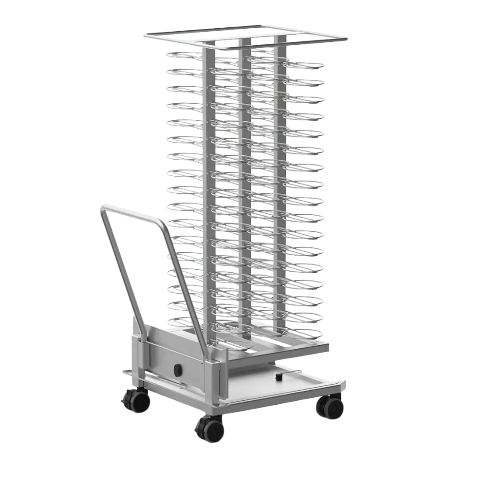 UNOX XEVTL-102P — Endüstriyel Mobil Tabak Trolley (102 Tabak Kapasiteli)