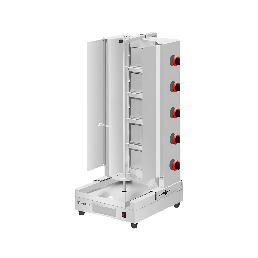 Vosco VKM-G5R / NG5R Alttan Motorlu 5 Radyanlı Döner Ocağı