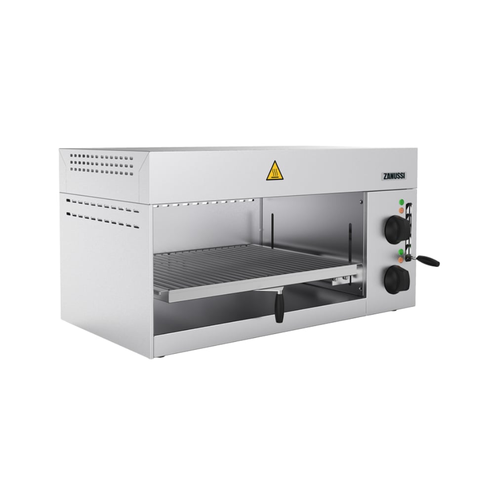 Zanussi 283024 Elektrikli Salamander, Manuel Kontrol, Önü Açık, Ayarlanabilir Raf, 760 mm