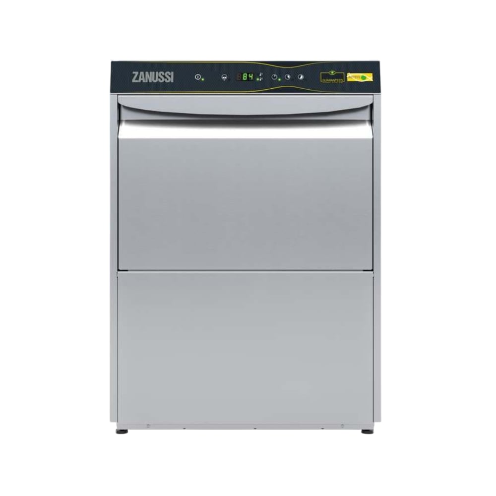 Zanussi 502073 Medikal Seri Tezgah Altı Bulaşık Yıkama Makinesi – Çift Cidarlı, Drenaj Pompalı, Parlatıcı ve Deterjan Dispenserli