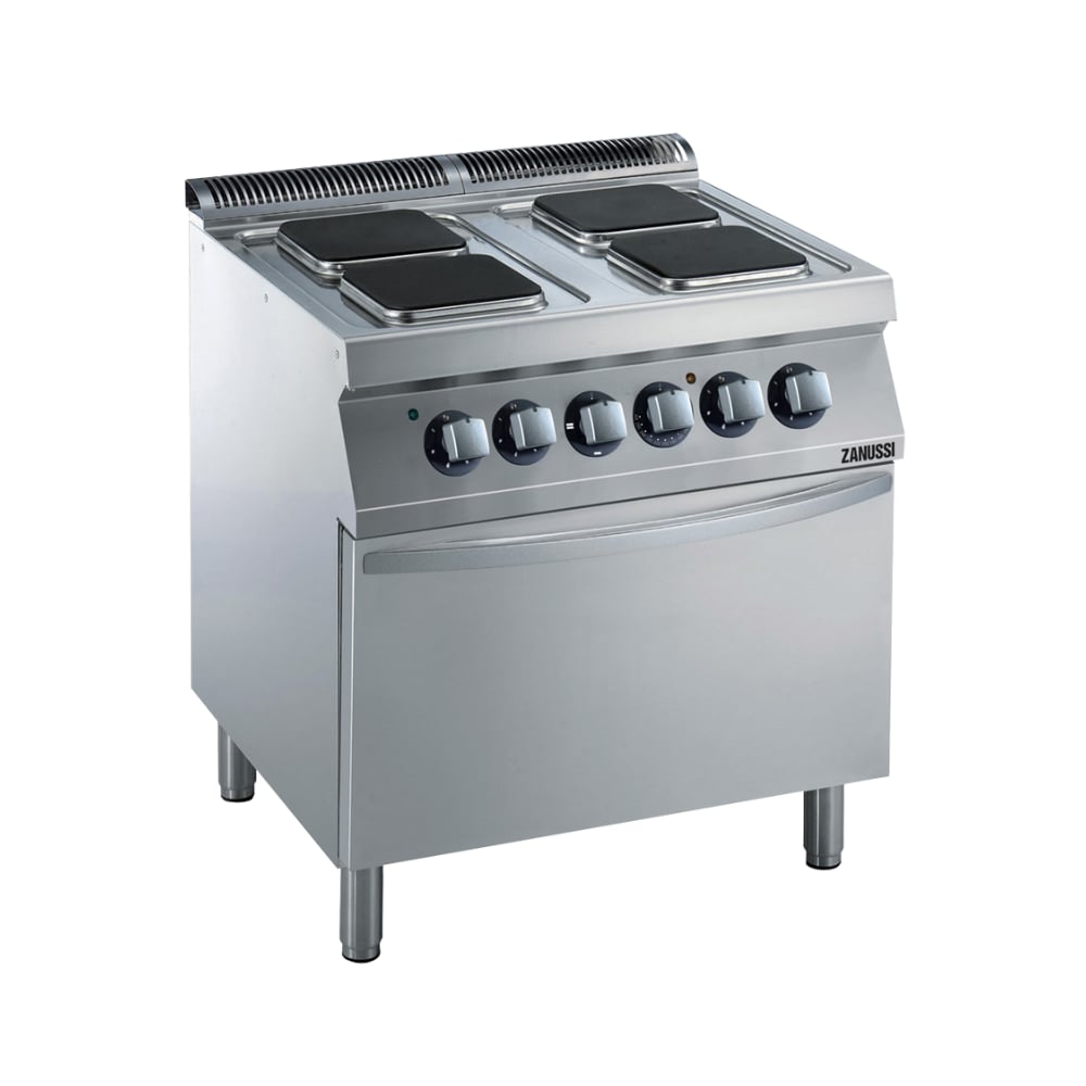 Zanussi EVO 700 – 4 Kare Pleytli Elektrikli Kuzine, Elektrikli Fırınlı (372018)