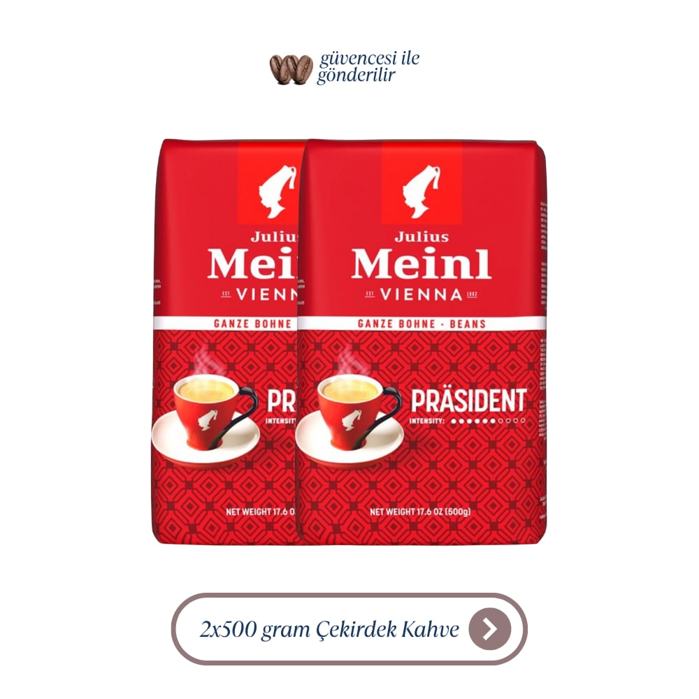 Julius Meinl Prasident Çekirdek Kahve 2x500g