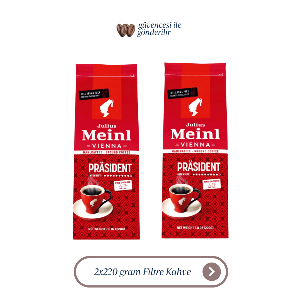 Julius Meinl Prasident Filtre Kahve 2x250g