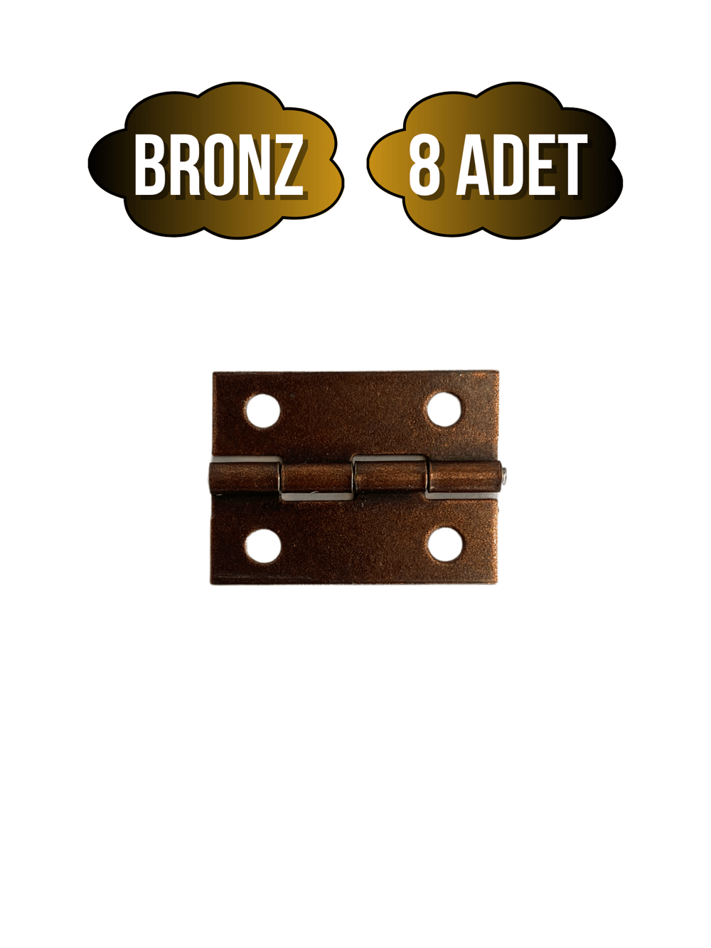 Bronz Tavla Menteşesi Mobilya Kutu Menteşesi(BRONZ)(EN:3CM BOY:2CM)