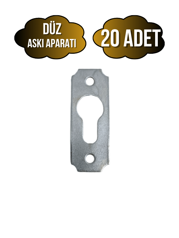 Tablo ve Çerçeve Askı Demiri Düz Askı Aparatı(METAL)(BOY:40MM EN:15MM)