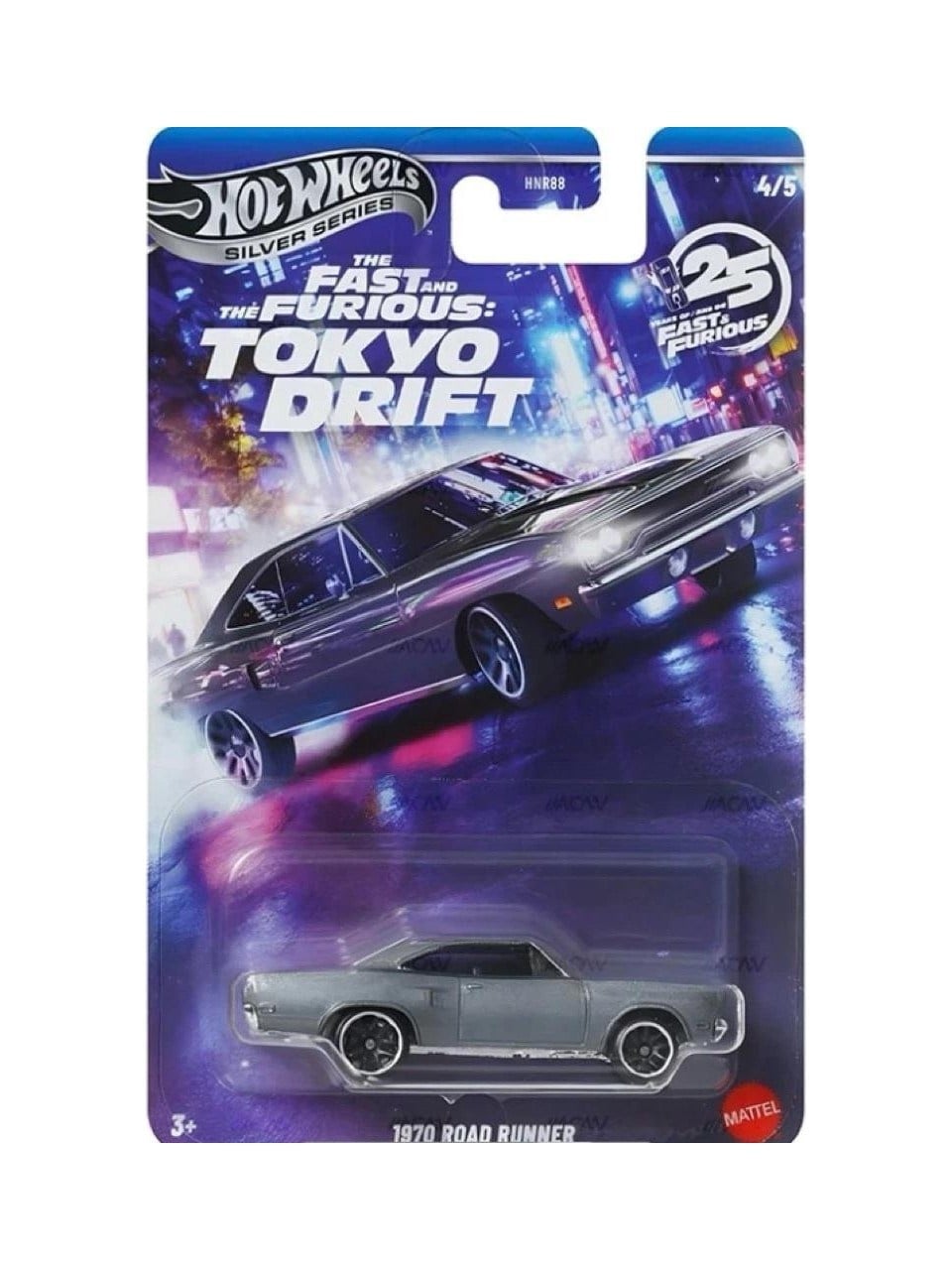 HOT WHEELS Fast & Furious Tokyo Drift 1970 ROAD RUNNER JKX08 - HNR8