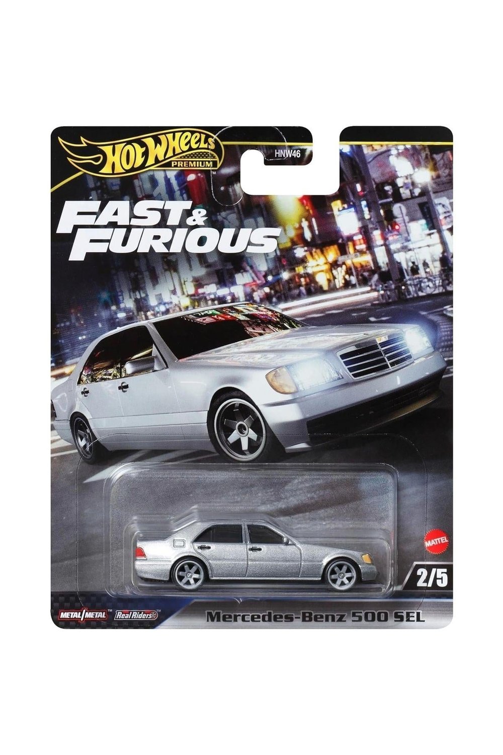 Premium Fast And Furious Mercedes Benz 500 Sel -hrt94