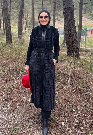 Peloş Yelek | SİYAH