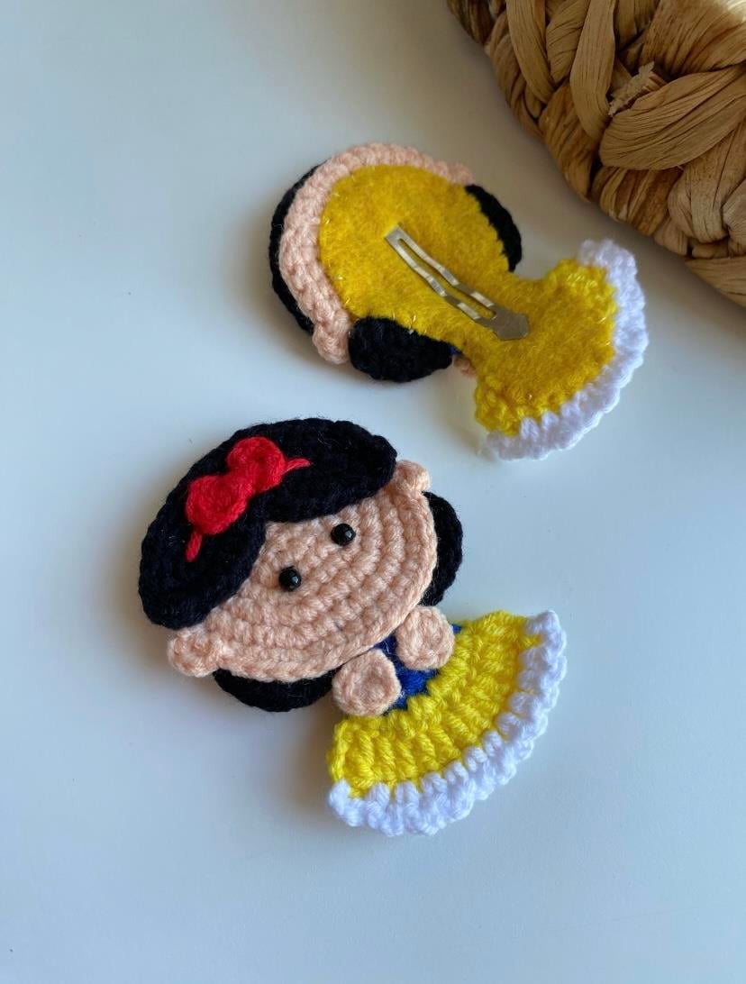  Pamuk Prenses Amigurumi Klips Toka