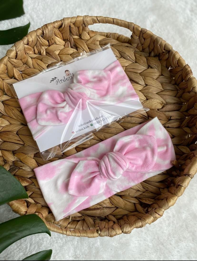  Pudra Beyaz Tavşan Kulak Bandana