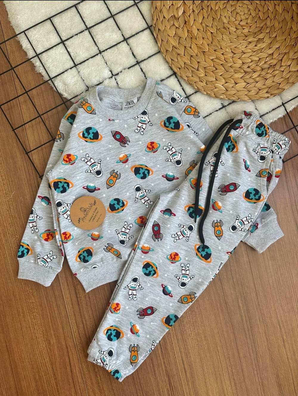2-7 Yaş Astronot Pijama Takımı