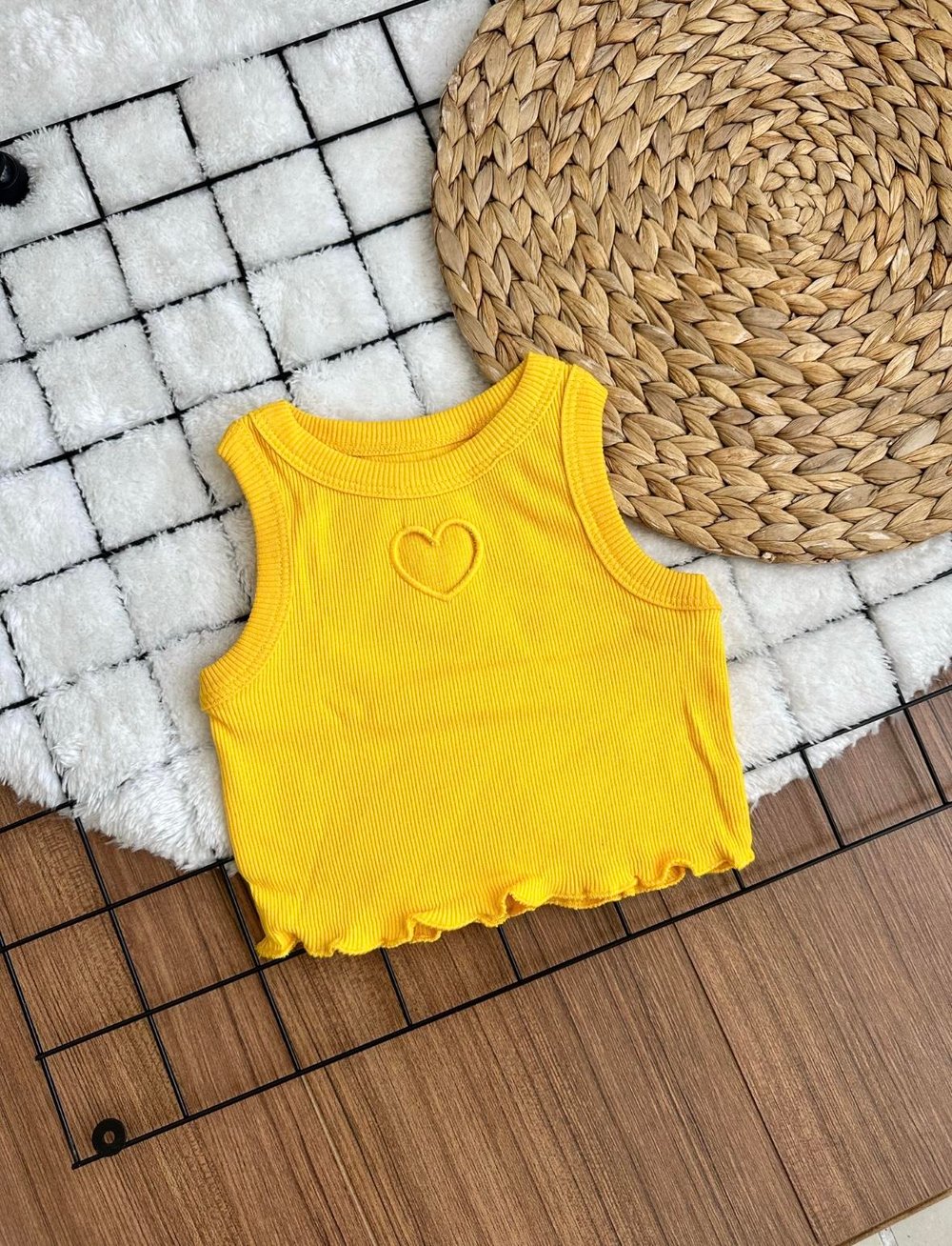 2-7 Yaş Sarı Kalpli Crop