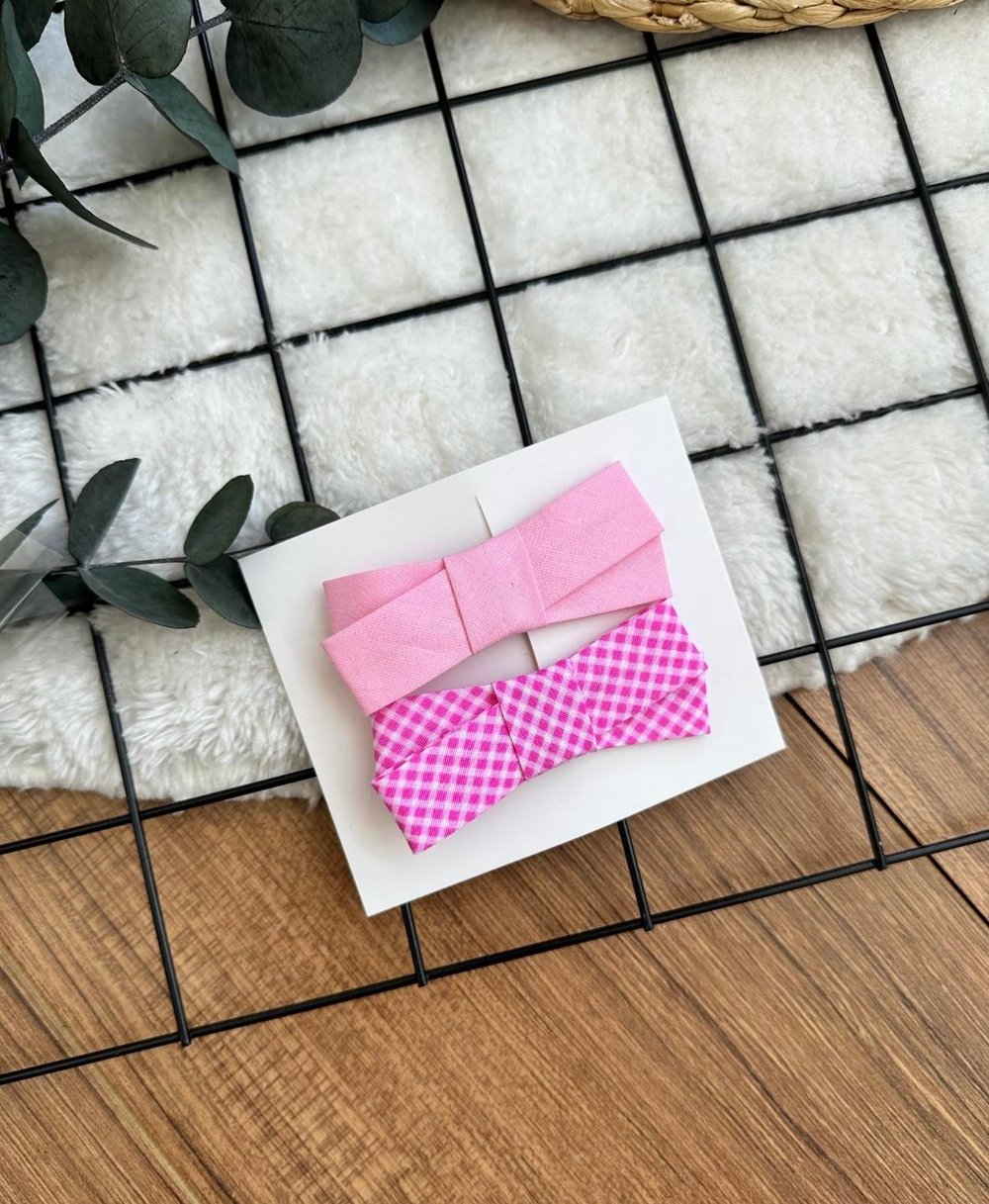 2'li Pembe Klips Set