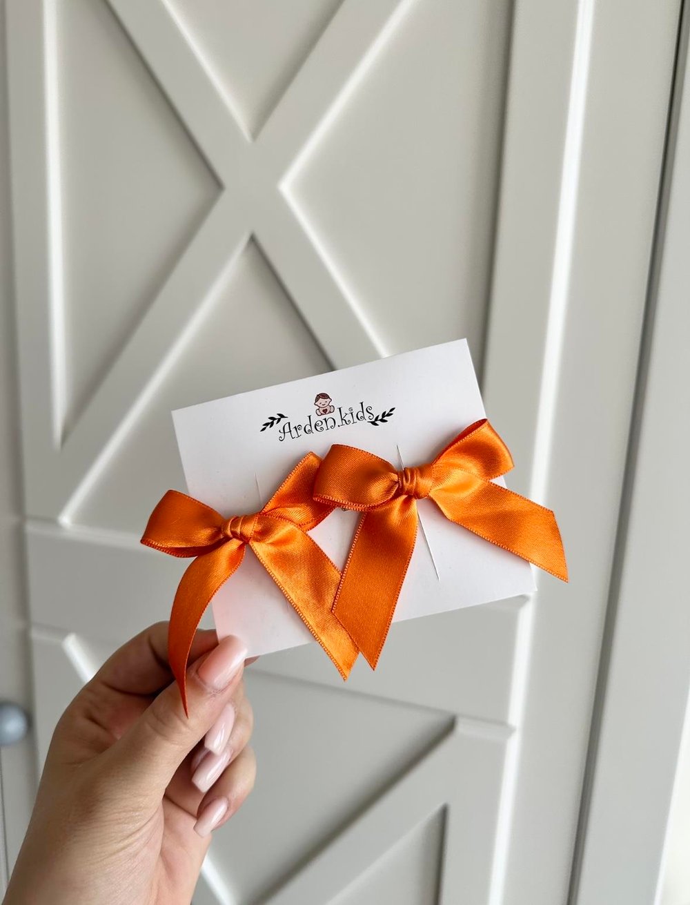 2'li Turuncu Ribbon Toka