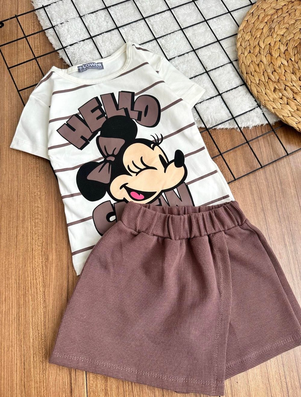3-8 Yaş Minnie - Şort Etekli Takım