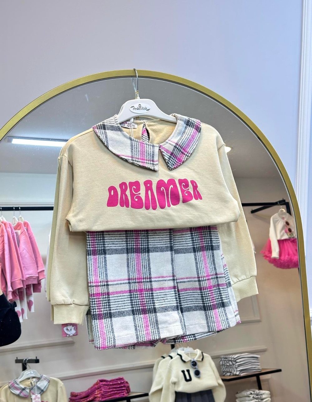 6-10 Yaş Pembe Dreamer Şort Etekli Takım