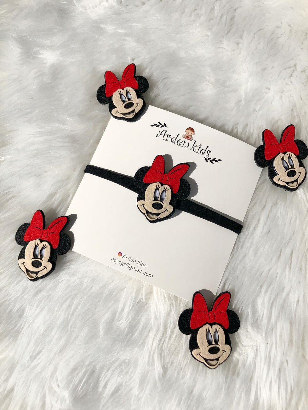 Kırmızı Minnie Bant