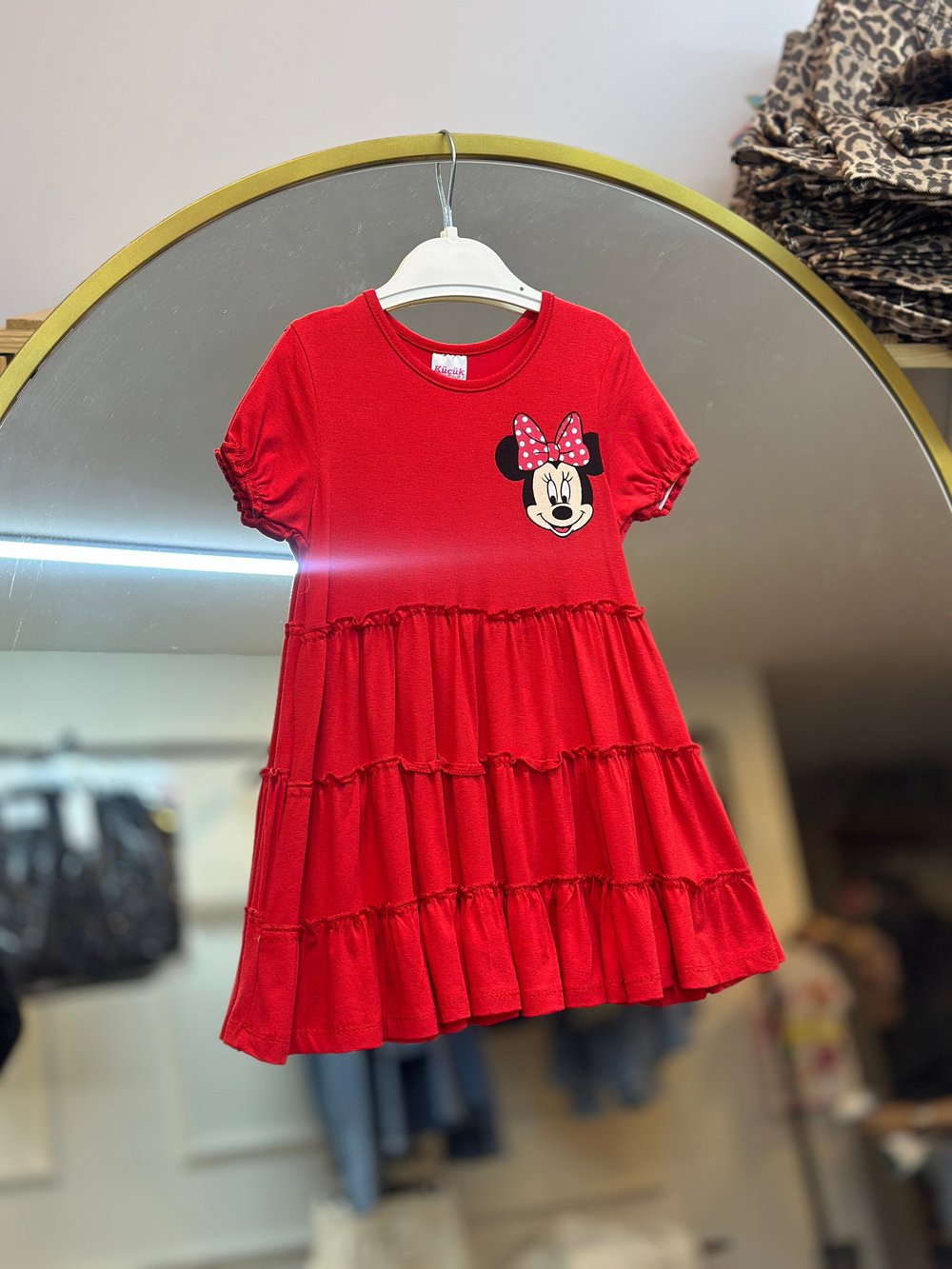 Kırmızı Minnie Elbise