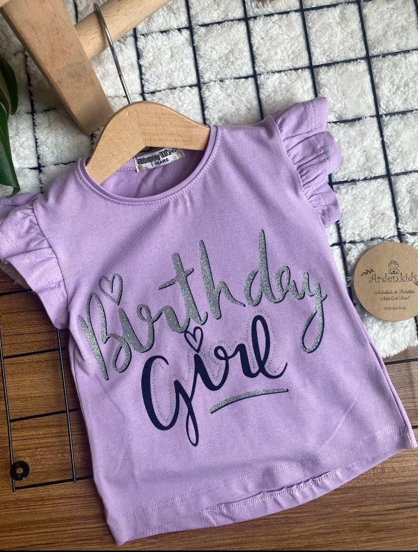 Lila Bırthday Gırl Bluz