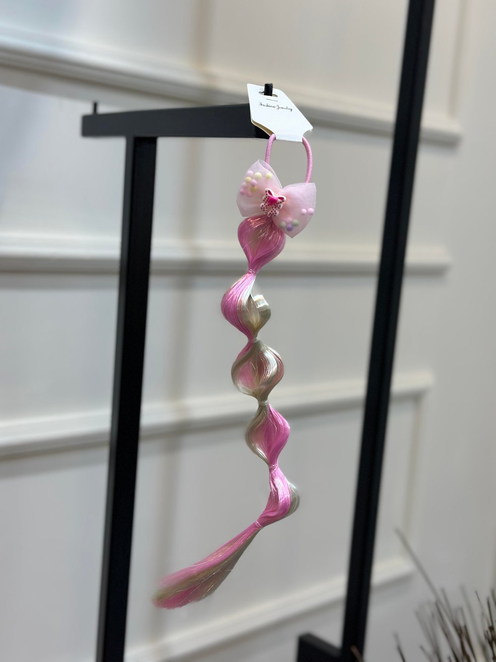 Pudra Pembe Sallanmalı Bağlama Tokası