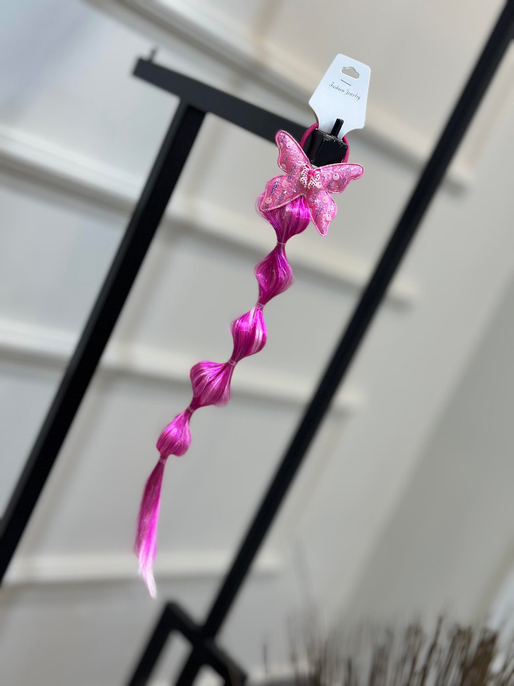 Şeker Pembe Sallanmalı Bağlama Tokası