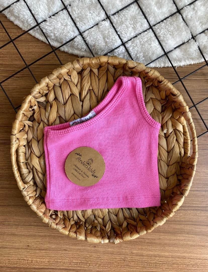 Şeker Pembe Tek Kol Crop