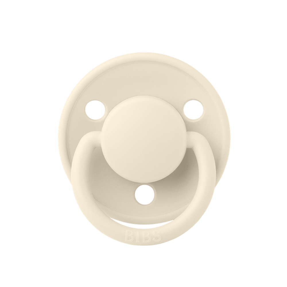 Bibs De Lux Kauçuk Emzik - Size 1 | Ivory