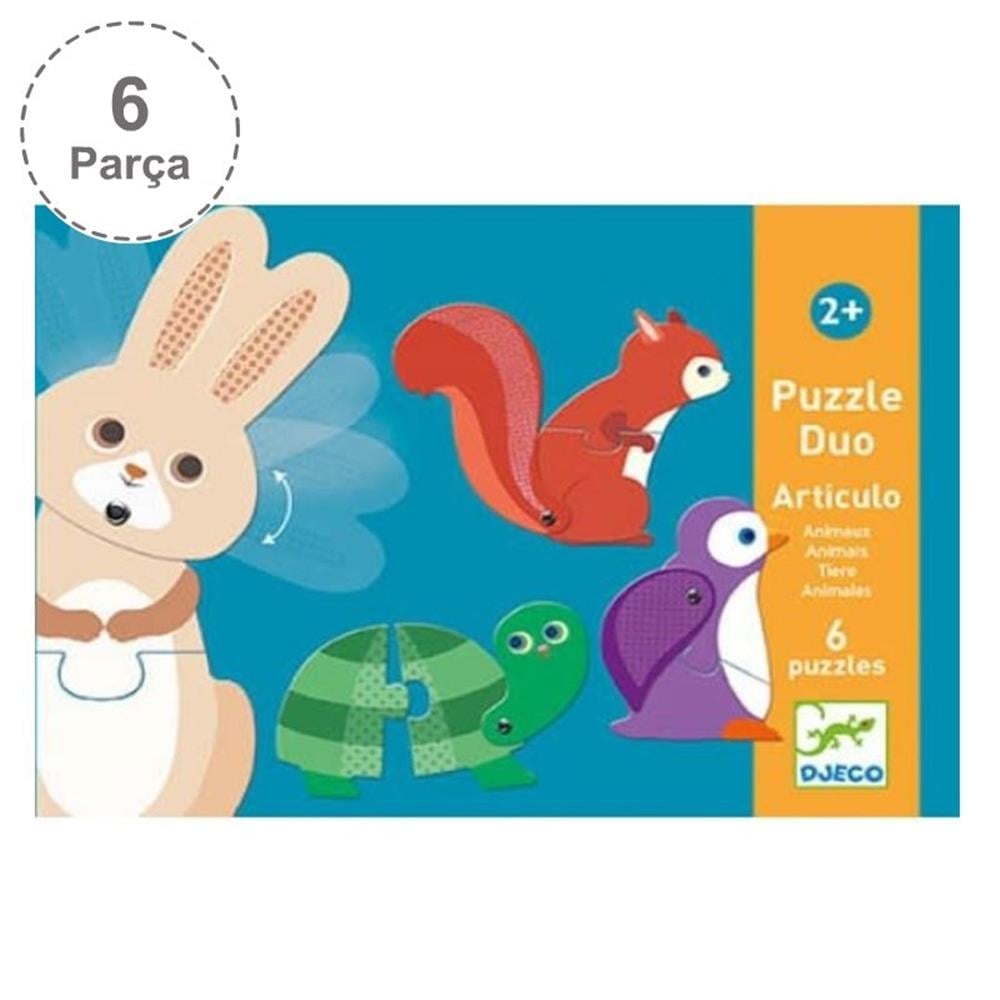 Djeco İkili Puzzle - Articulo Animals