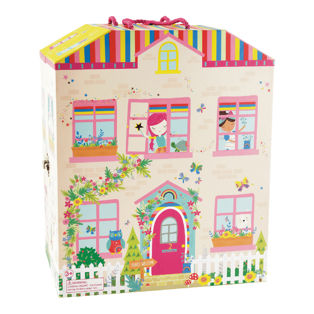 FLOSS & ROCK Ahşap Figürlü Oyun Kutuları/Rainbow