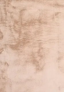 Tavşan Poly Peluş Halı -Bej- Yüksek Kalite-Ekstra Yumuşak - Kaymaz Özel Tabanlı - Özel Ölçü