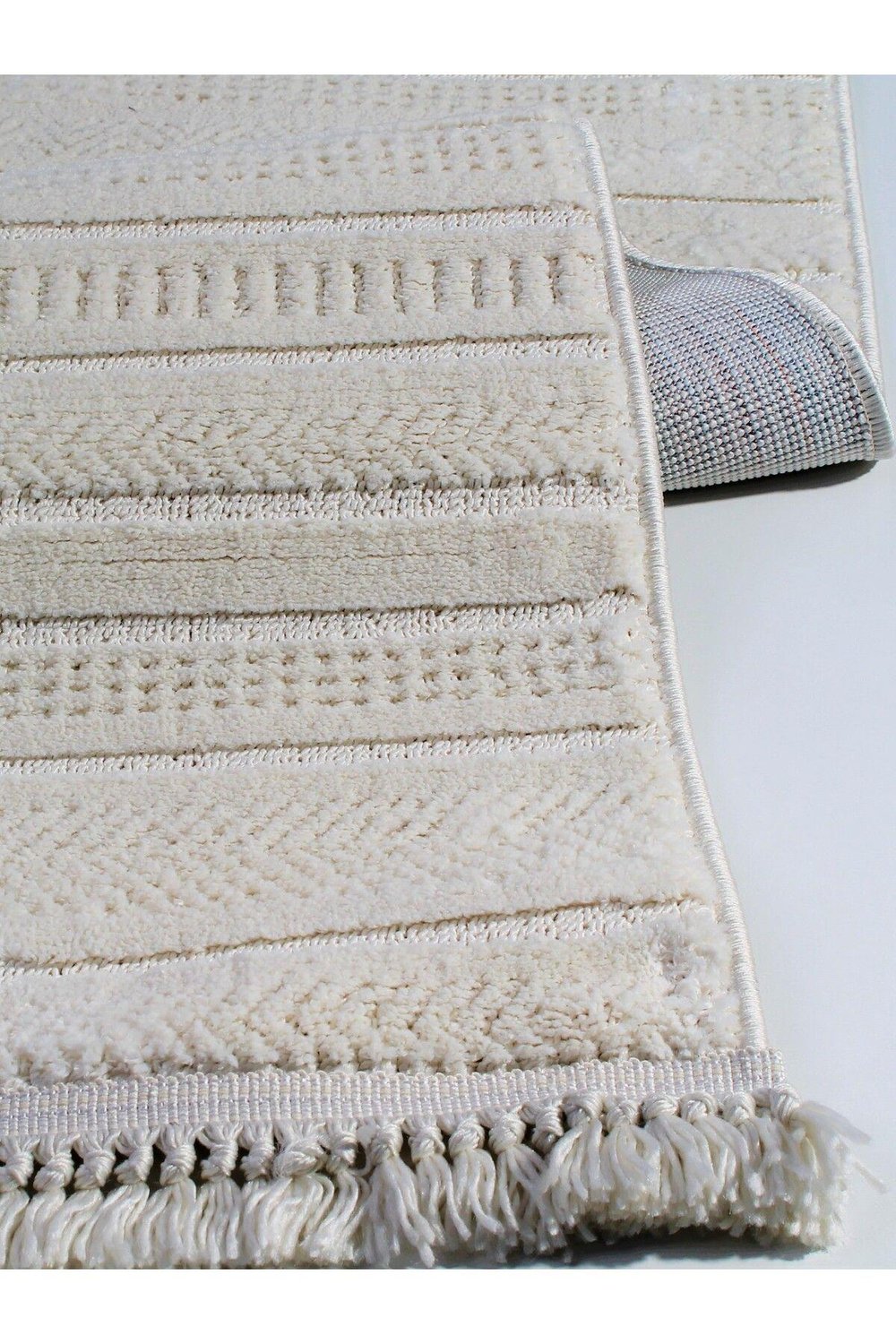 İnta 154N Krem Havsız Tozsuz Kilim Özel Ölçü Salon Antre Mutfak Balkon Halısı