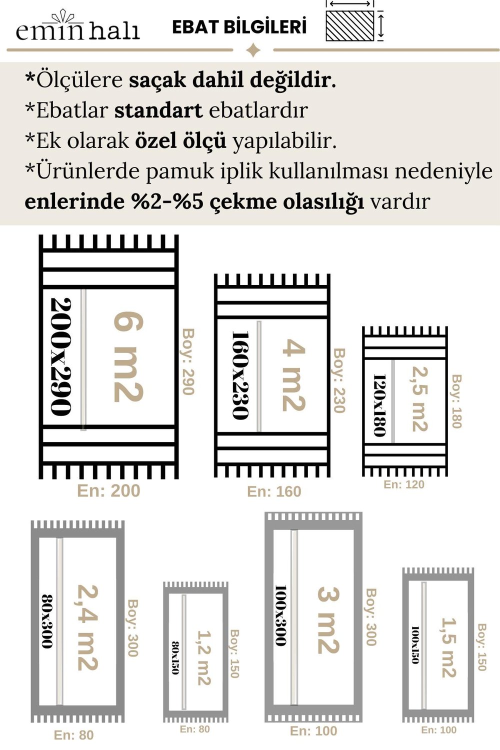 Napolyon NP4K Akrilik Soft Modern Özel Ölçü Salon Antre Mutfak Yatak Odası Halı Yolluk