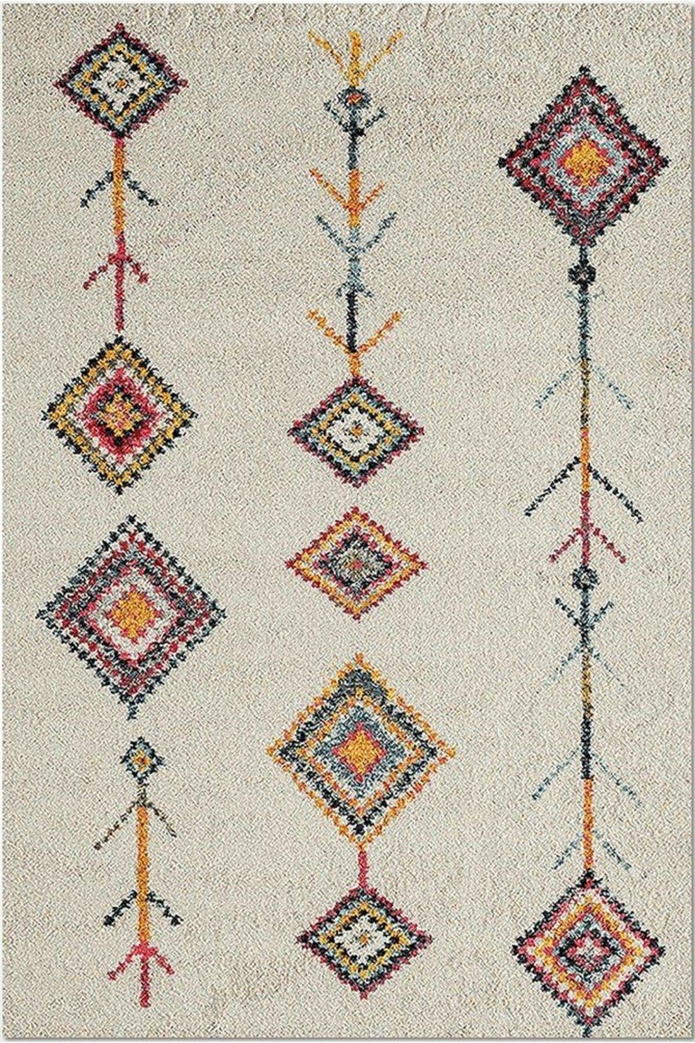 Retro MDL3053 Multi Vintage Baskı Halı  Silinebilir Yıkanabilir Salon Antre Mutfak Halı Yolluk