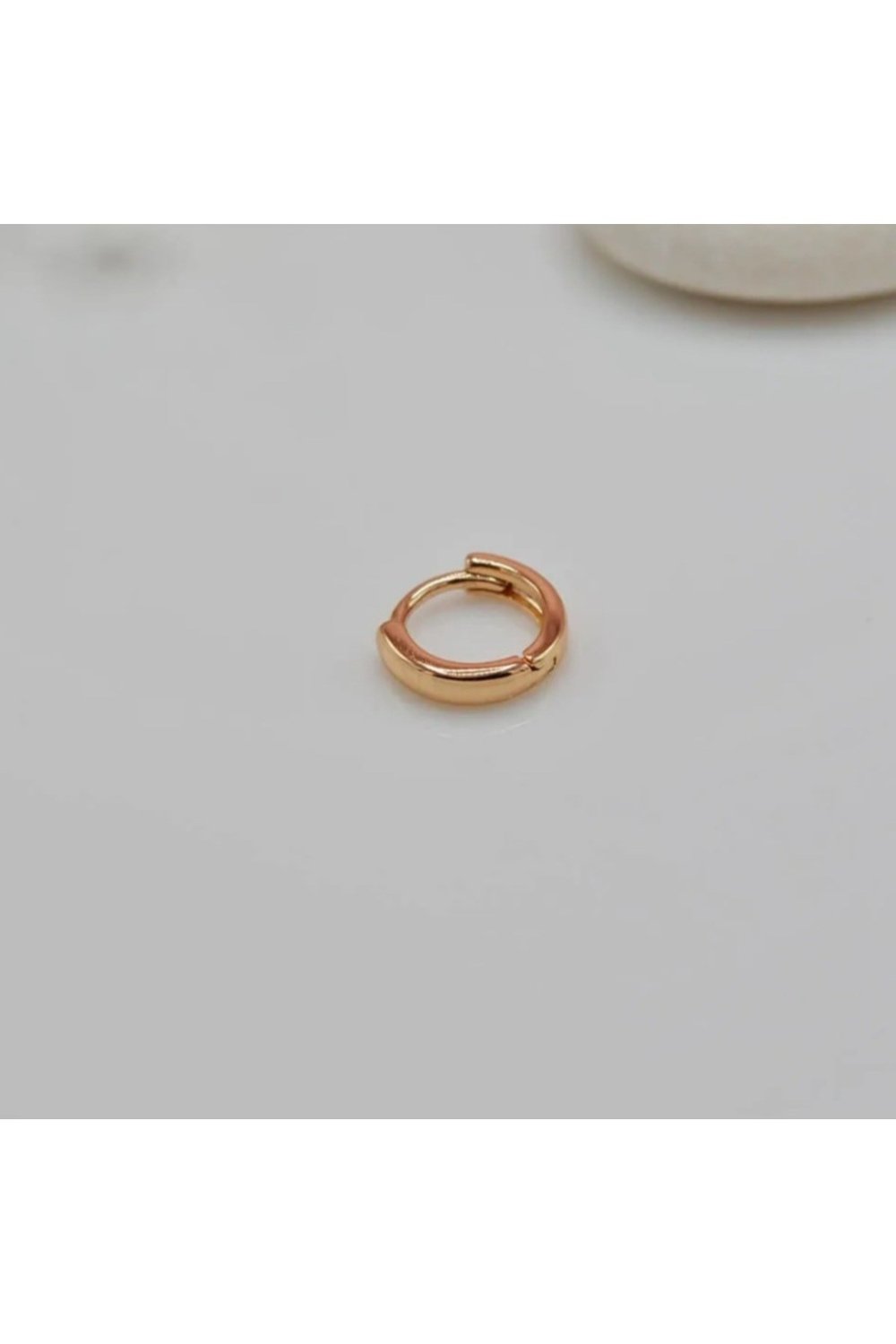 Düz Halka Cerrahi Çelik Helix Tragus Piercing Günlük
