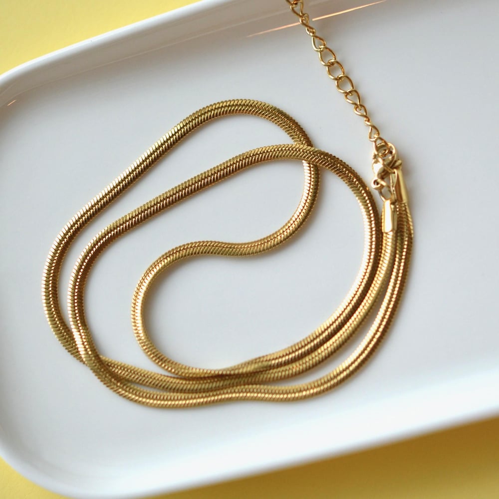 Gold Bileklik Kolye Takım Set İtalyan Ezme Çelik Zincir Kolye Bileklik İkili Set Unisex Ürün