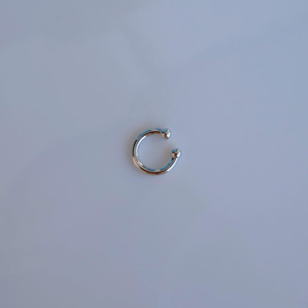 Günlük Kullanım Düz Silver Earcuff Sıkıştırmalı Kıkırdak küpesi