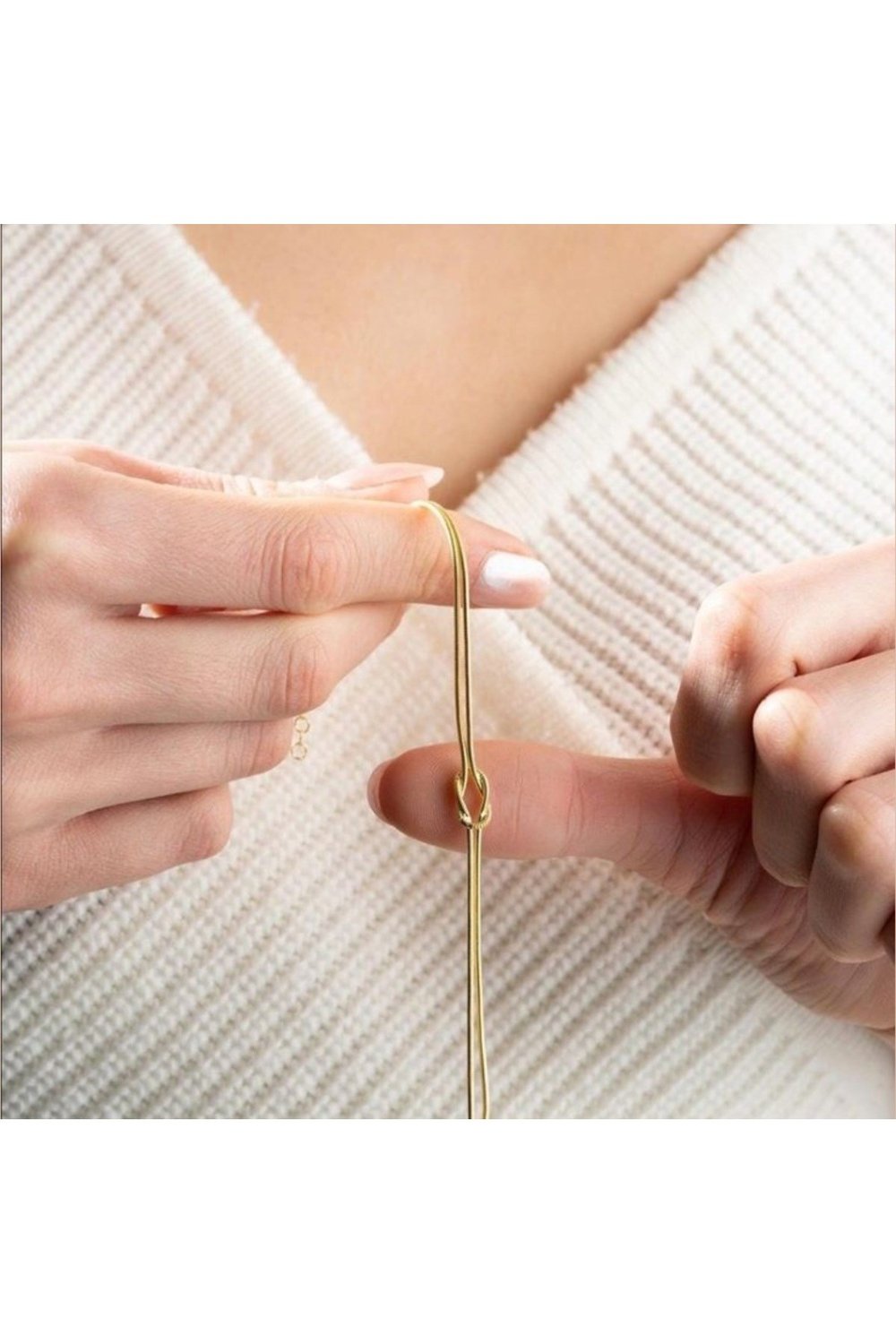 İki Sıralı Çelik Bileklik Unisex BBF Hediyelik Sevgiliye
