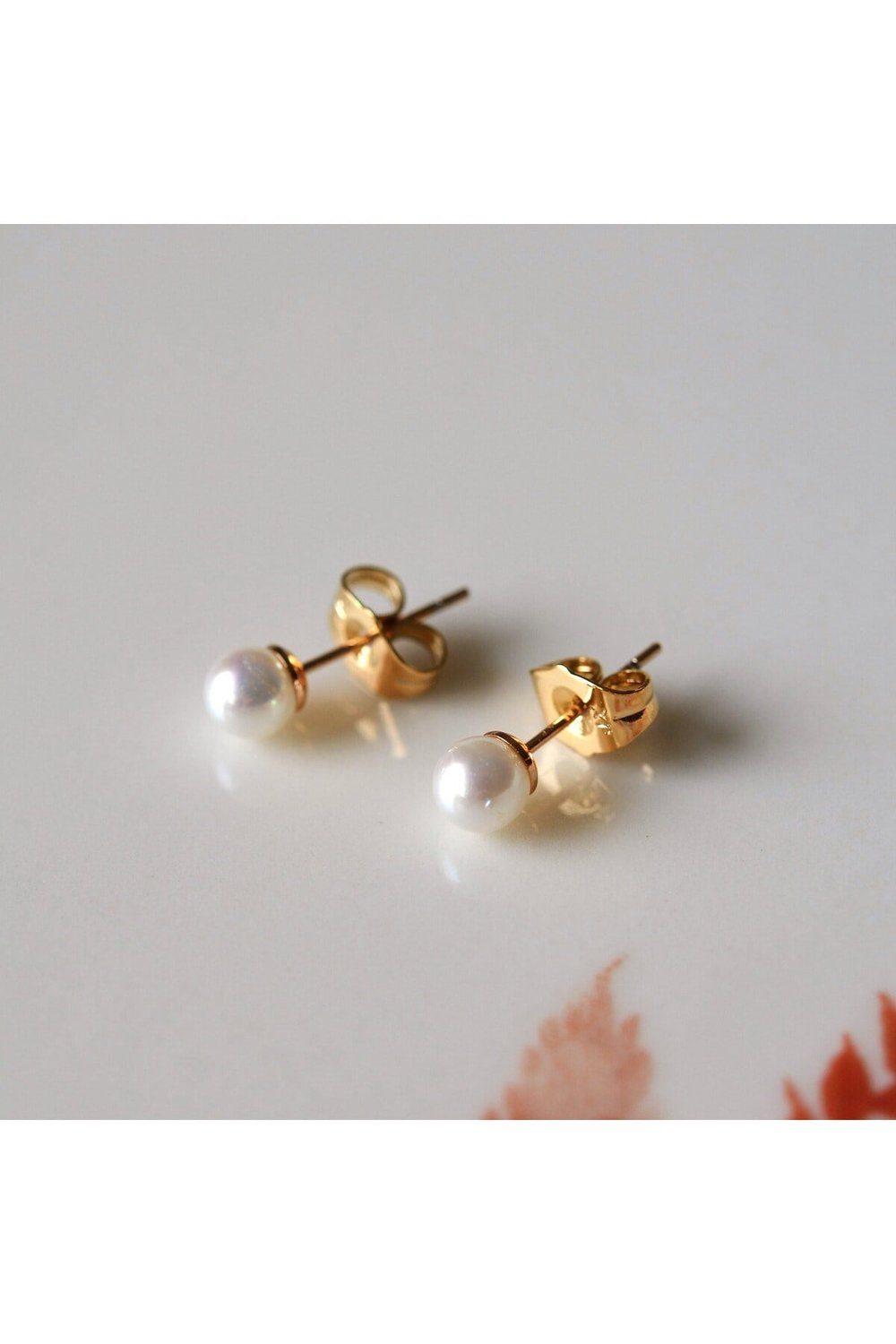 Sade İnci Küpe 4 mm