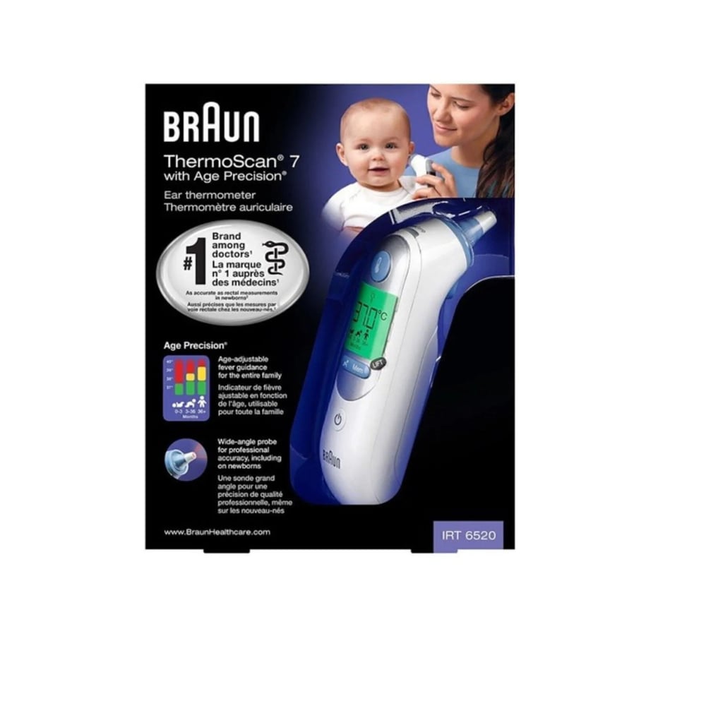 Braun ThermaScan 7 IRT 6520 Kulaktan Ölçer Dijital Termometre