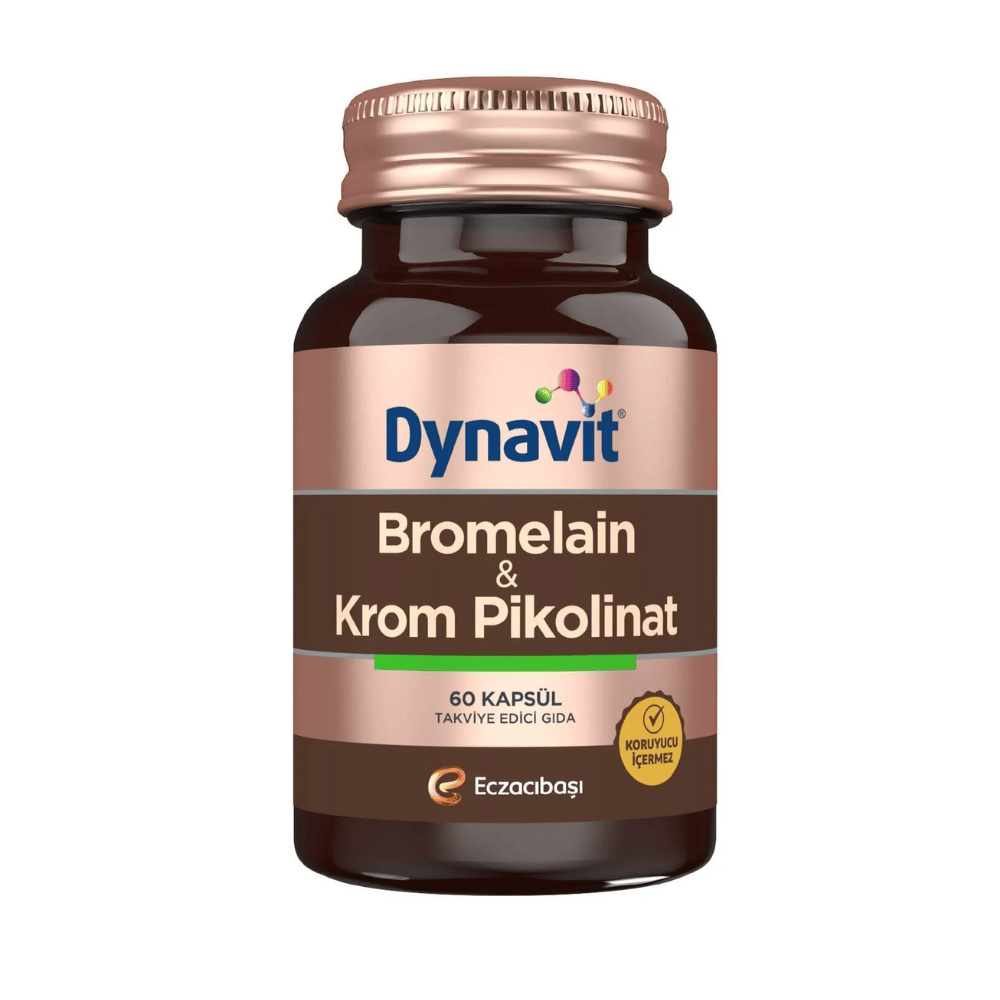 Dynavit Bromelain Krom Pikolinat 60 Kapsül