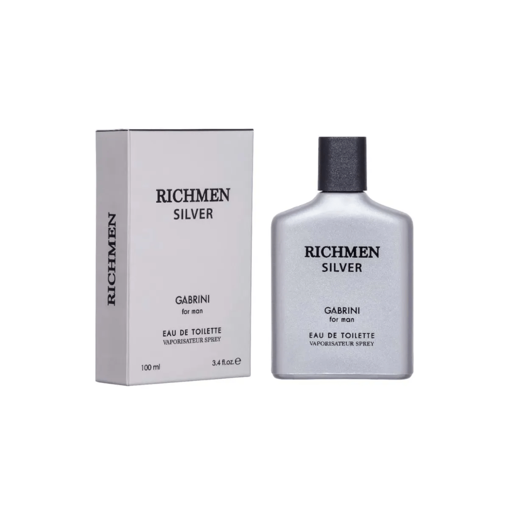 Gabrini Richmen Silver Edt For Man 100 ml