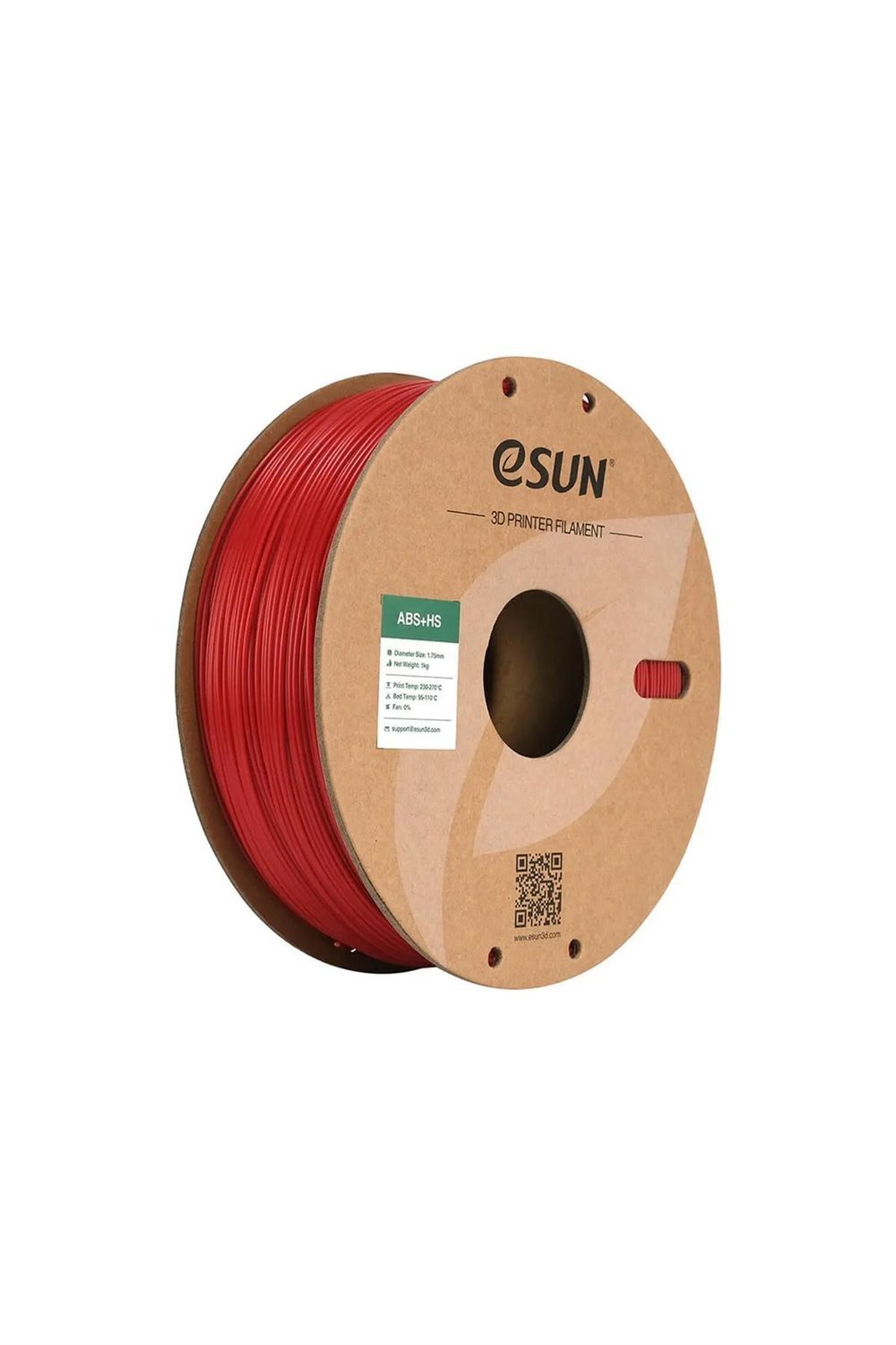 Esun ABS+ HS Filament Fire Engine Red